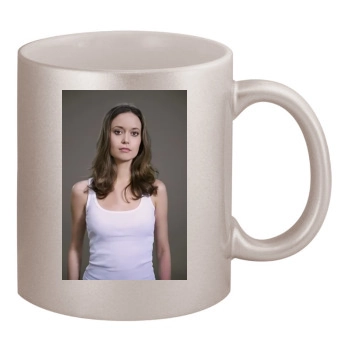 Summer Glau 11oz Metallic Silver Mug