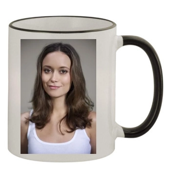 Summer Glau 11oz Colored Rim & Handle Mug