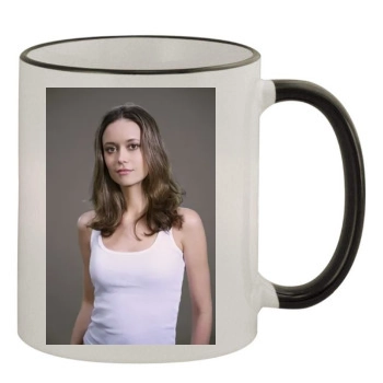 Summer Glau 11oz Colored Rim & Handle Mug