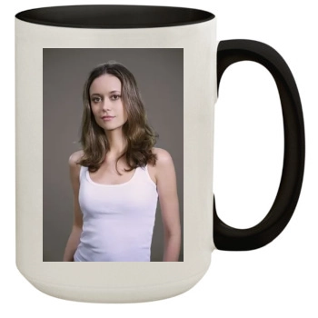 Summer Glau 15oz Colored Inner & Handle Mug