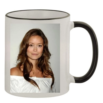 Summer Glau 11oz Colored Rim & Handle Mug