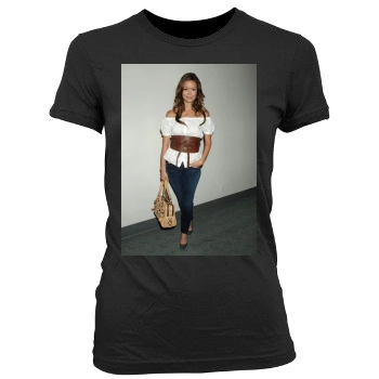 Summer Glau Women's Junior Cut Crewneck T-Shirt