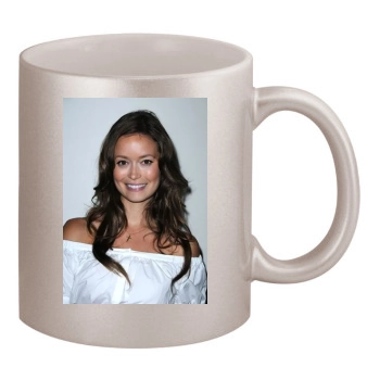 Summer Glau 11oz Metallic Silver Mug