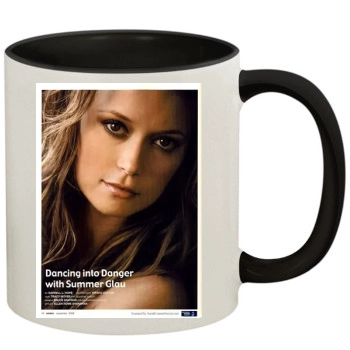 Summer Glau 11oz Colored Inner & Handle Mug