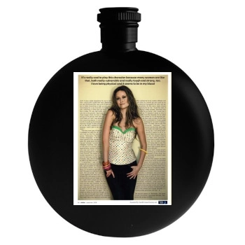 Summer Glau Round Flask