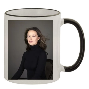 Summer Glau 11oz Colored Rim & Handle Mug