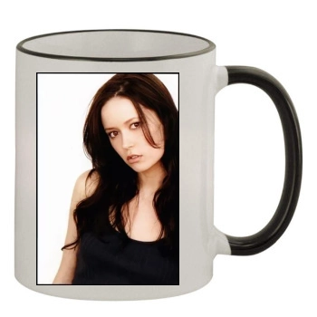 Summer Glau 11oz Colored Rim & Handle Mug