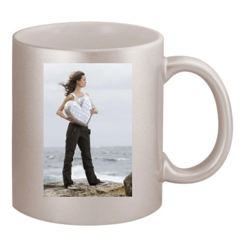 Summer Glau 11oz Metallic Silver Mug