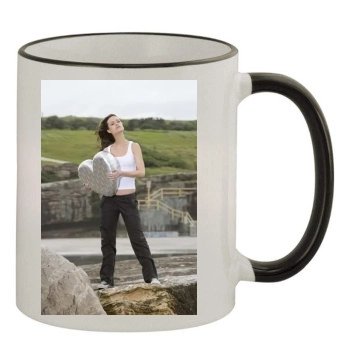 Summer Glau 11oz Colored Rim & Handle Mug