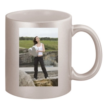 Summer Glau 11oz Metallic Silver Mug