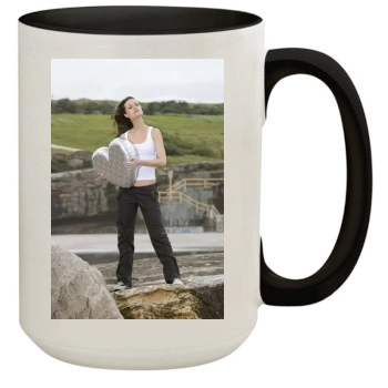 Summer Glau 15oz Colored Inner & Handle Mug