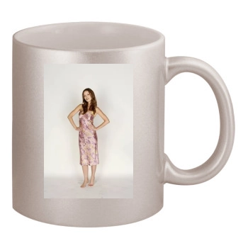 Summer Glau 11oz Metallic Silver Mug