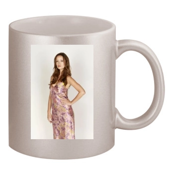 Summer Glau 11oz Metallic Silver Mug