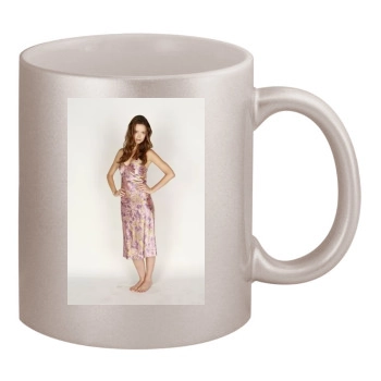 Summer Glau 11oz Metallic Silver Mug