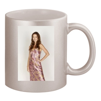 Summer Glau 11oz Metallic Silver Mug