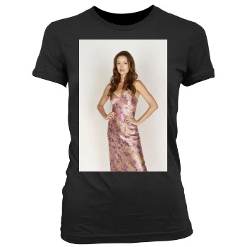 Summer Glau Women's Junior Cut Crewneck T-Shirt