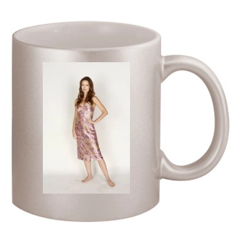 Summer Glau 11oz Metallic Silver Mug