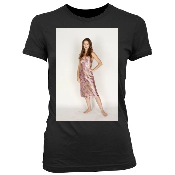 Summer Glau Women's Junior Cut Crewneck T-Shirt