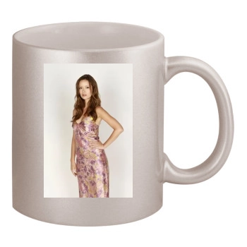 Summer Glau 11oz Metallic Silver Mug