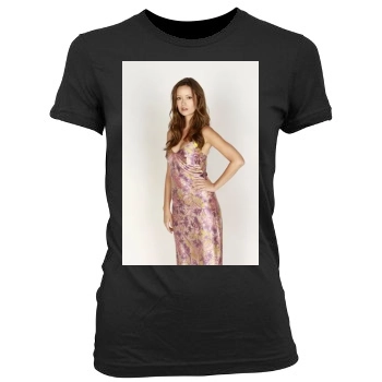 Summer Glau Women's Junior Cut Crewneck T-Shirt