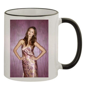 Summer Glau 11oz Colored Rim & Handle Mug