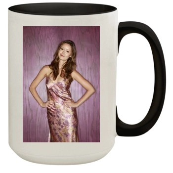 Summer Glau 15oz Colored Inner & Handle Mug