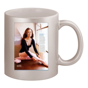 Summer Glau 11oz Metallic Silver Mug