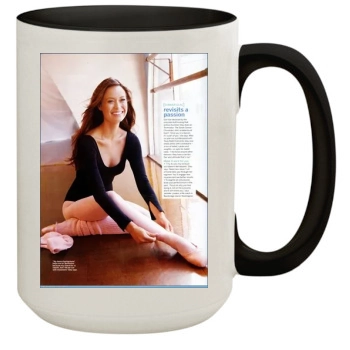 Summer Glau 15oz Colored Inner & Handle Mug