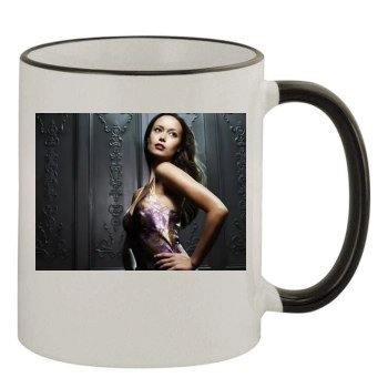 Summer Glau 11oz Colored Rim & Handle Mug