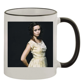 Summer Glau 11oz Colored Rim & Handle Mug