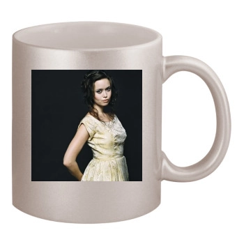 Summer Glau 11oz Metallic Silver Mug