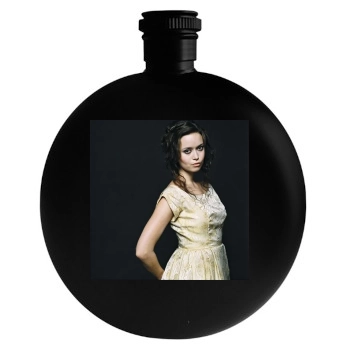 Summer Glau Round Flask