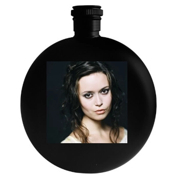 Summer Glau Round Flask