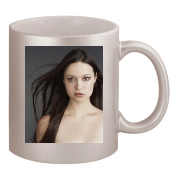 Summer Glau 11oz Metallic Silver Mug