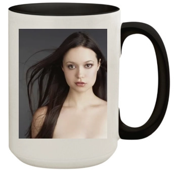 Summer Glau 15oz Colored Inner & Handle Mug