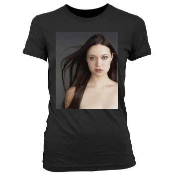 Summer Glau Women's Junior Cut Crewneck T-Shirt