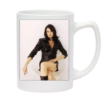 Famke Janssen 14oz White Statesman Mug