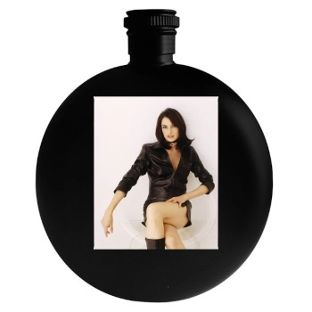 Famke Janssen Round Flask