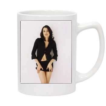 Famke Janssen 14oz White Statesman Mug