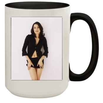 Famke Janssen 15oz Colored Inner & Handle Mug