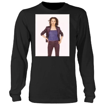 Famke Janssen Men's Heavy Long Sleeve TShirt