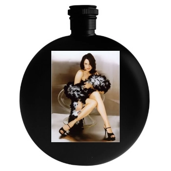 Famke Janssen Round Flask