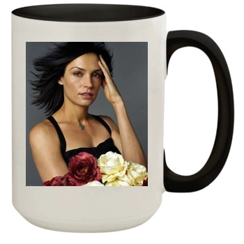 Famke Janssen 15oz Colored Inner & Handle Mug