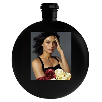 Famke Janssen Round Flask