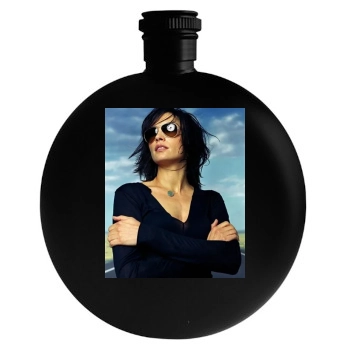 Famke Janssen Round Flask