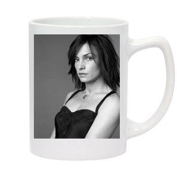 Famke Janssen 14oz White Statesman Mug