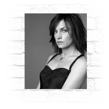 Famke Janssen Metal Wall Art