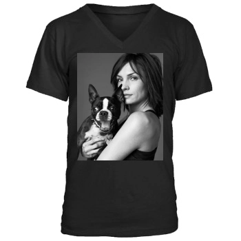 Famke Janssen Men's V-Neck T-Shirt