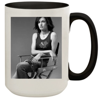 Famke Janssen 15oz Colored Inner & Handle Mug