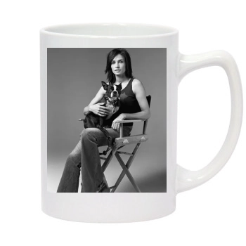 Famke Janssen 14oz White Statesman Mug